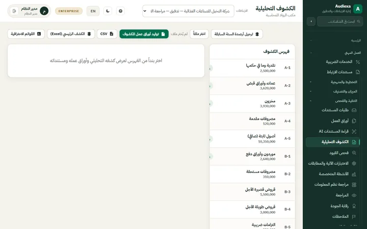 Audiexa: الـLeadsheets